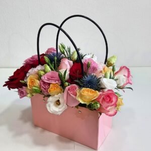 Flowers in purse